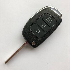 3 Button Flip Remote Key Shell 2014 for Hyundai Sonata 5 pcs