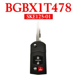 3+1 Buttons 315 MHz Flip Remote Key for Mazda 3 / 6 / MX-5/ 2006-2016 - BGBX1T478 SKE125-01