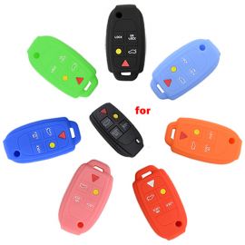 Silicone Cover for Volvo V40/S80/XC60/S60L/V60 Car Keys - 5 Pieces