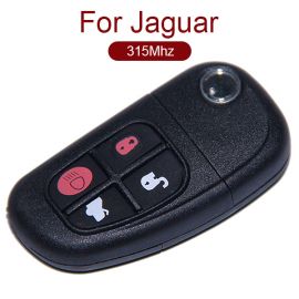 4 Buttons Flip Remote Key for Jaguar - 315 MHz 434 MHz Changeable Frequency