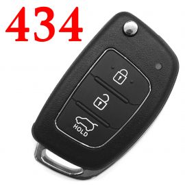 3 Buttons 434 Mhz Flip Remote Key for Hyundai IX35 - ID46
