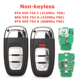 non-keyless  Remote Key for Audi A4L Q5 - 8T0 959 754C