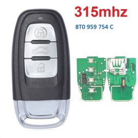 3 Buttons 315 MHz Remote Key for Audi A4L Q5 - 8T0 959 754C