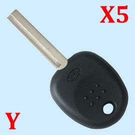 Transponder Key Shell for Hyundai Accent HYN17 with logo - 5 pcs