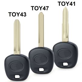 Key Shell TOY43 for Toyota with double sides logo - Pack of 5