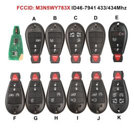 (434MHz) M3N5WY783X  Remote Fobik Key for Chrysler / Dodge / Jeep/ VW 2008-2016