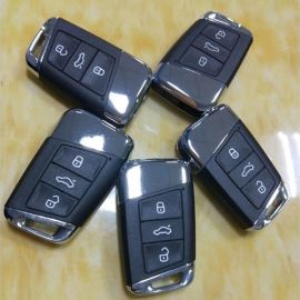 Replacement Smart Remote Key Shell Case 3 Button For VW Volkswagen Magotan B8 keyless entry fob case cover  - 5 pcs