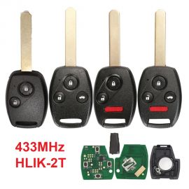 (433MHz) HLIK-2T for Honda Accord Element Pilot Civic CR-V HR-V Fit Insight City Jazz Odyssey Fleed