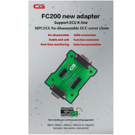 2023 CG FC200 MPC5XX Adapter FC200-MPC5XX-P02-M230102 for BOSCH MPC5xx Read/Write Data on Bench Support EDC16/ ME9.0/ MED9.1/ MED9.5