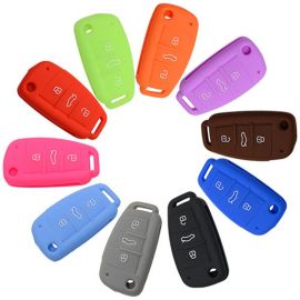 Silicone Cover for Audi A6L/Q5/A4L/A3/Q3/Q7/A5/A7/S6/S7/TT Car Keys - 5 Pieces