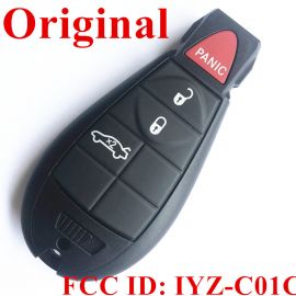 OEM 3+1 Button Remote KEY 433MHz for Chrysler  (FCC ID: IYZ-C01C)