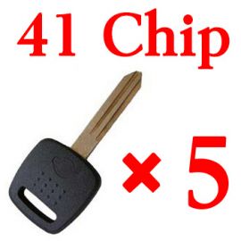 Transponder key for Nissan with 41 chip 5 pcs