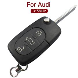 3 Buttons 315 MHz Flip Remote Key for Audi