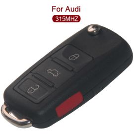 (315Mhz) 4E0837220N/220P/220Q Keyless Flip Key For Audi A8 S8