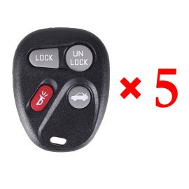 4 Button Key Shell for Buick 5 pcs