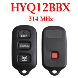 3+1 Buttons 314 MHz Keyless Entry Remote Control for Toyota - HYQ12BBX