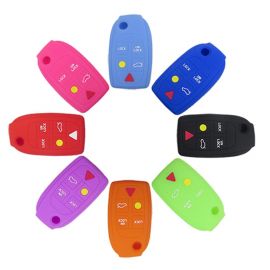 Silicone Cover for Volvo V40/S80/XC60/S60L/V60 Car Keys - 5 Pieces