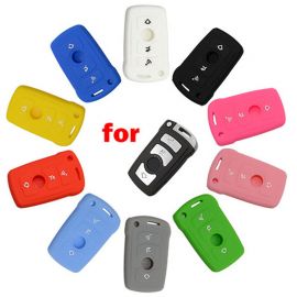 Silicone Cover for 3 Buttons BMW Car Keys - 5 Pieces