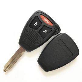 3 Buttons Remote Key Shell for Jeep Chrysler Dodge - Pack of 5