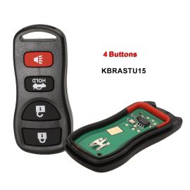 (315MHz) KBRASTU15 3+1 Buttons Keyless Entry Remote for Nissan / Infiniti 2002-2015 