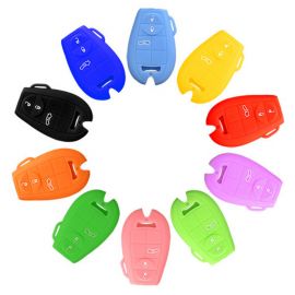 Silicone Cover for Jeep Chrysler Dodge JCUV RAM Car Keys - 5 Pieces