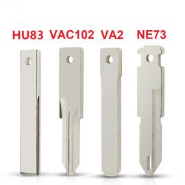 For Renault Nissan Peugeot Citroen Remote Fob Key Blank VAC102 VA2 HU83 NE73 Uncut Key Blade 5pcs/lot