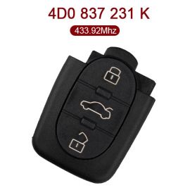 434 MHz Remote Control for VW - 4D0 837 231K