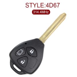 for Toyota Japan 3 Button Remote Key (Slide Door) 314.4MHz 67 Chip