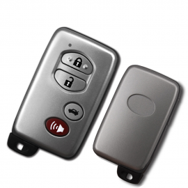 (Board Number 0140)  ID71-WD02 314.3MHz Sliver 3+1 Buttons With Panic Smart Key Keyless Go / Entry For Toyota
