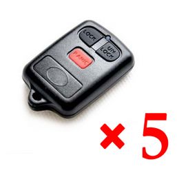 3 Button Key Shell for BYD 5 pcs
