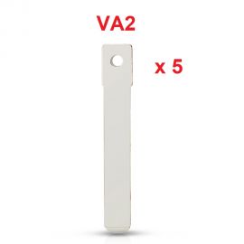 VA2 Uncut Blade For Renault Citroen Peugeot 5pcs/lot