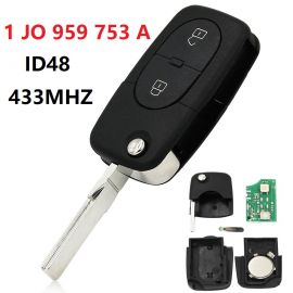 AK001019 for VW Remote Key 2 Button 434MHz 1 JO 959 753 A