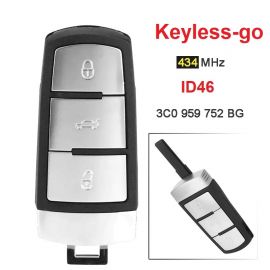 (433Mhz) 3C0 959 752 BG Keyless Smart Key For VW European Passat