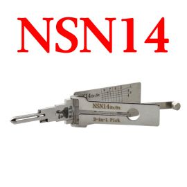 LISHI NSN14 Auto Pick and Decoder for Nissan Subaru