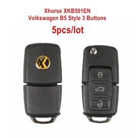 X001-01 XKB501EN XHORSE Volkswagen B5 Type Remote Key 3Buttons for VVDI Key Tool 5pcs
