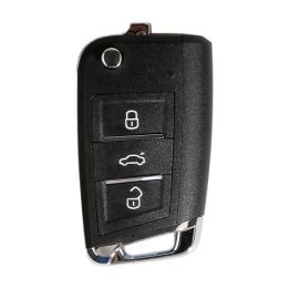 Xhorse VW MQB XKMQB1EN 3 Buttons Flip Regular Key 5Pcs/lot