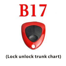 KEYDIY B17-1 KD Remote control - 5 pcs