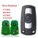 Non-Keyless (High Quality) 315Mhz / 315LP / 433MHz /868LP For BM 1/3/5/7 Series CAS3 X5 X6 Z4 