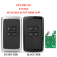 (433MHz) 4 Buttons Keyless Smart Key Hitag AES 4A After-Market Smart Key for Re-nault Megane 4 Talisman Kadjar Espace 5