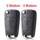 2/3 Buttons Key Shell for Opel 5pcs/lot