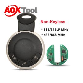 (315Mhz/315LP /434MHz/868MHz) 3 Buttons Remote Key for Mini Cooper ID46 HiTag2
