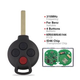 315 MHz Remote Key for MB - ID46 Chip