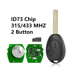 (315MHz / 433MHz)2 Buttons Remote key for BM