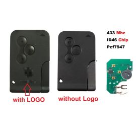 (433MHz) PCF7947 Mega-ne Smart Card 3 Button Smart Key
