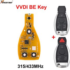 (No Bonus Points) Xhorse VVDI BE Key Pro Yellow Color with Key Shell 3 Button for MB