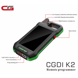 (in stock) CGDl K2 Wifi Professional Multi-functional Smart Locksmith Key Tool Remote Generator Support 96Bit ID48 Copy