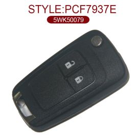 AK022003 for Holden Flip Remote Control Key 2 Button 433MHz PCF7937E 5WK50079