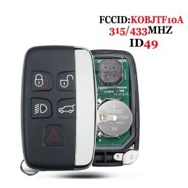 (315Mhz/433MHz) (Editable ID) KOBJTF10A Smart Key for JLR