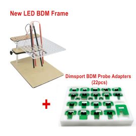 new LED BDM Frame + 22pcs Dimsport BDM Probe Adapters