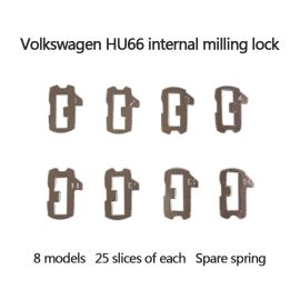 HU66 Car Lock Reed Locking Plate VW Inner Milling Locking Tabs ( 200 pcs)
